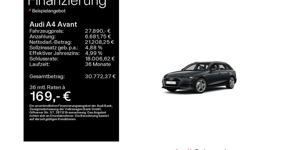Audi A4 62.057 km 26.890 &euro; Bad Nauheim 61231