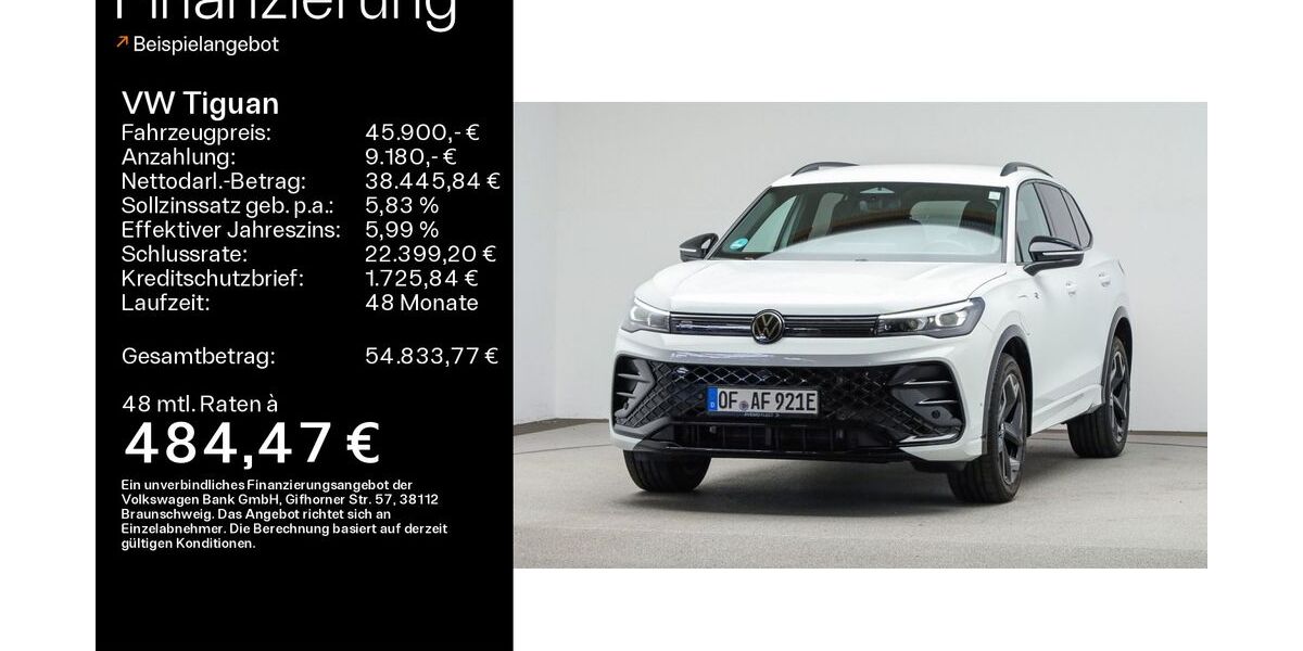 VW Tiguan 20.000 km 44.885 € Mühlheim 63165