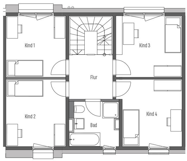 Reihenmittelhaus Frankfurt am Main Kalbach-Riedberg - 7 Zimmer, 150 m&sup2;, 1.534.800&euro; | Angebot:26556889