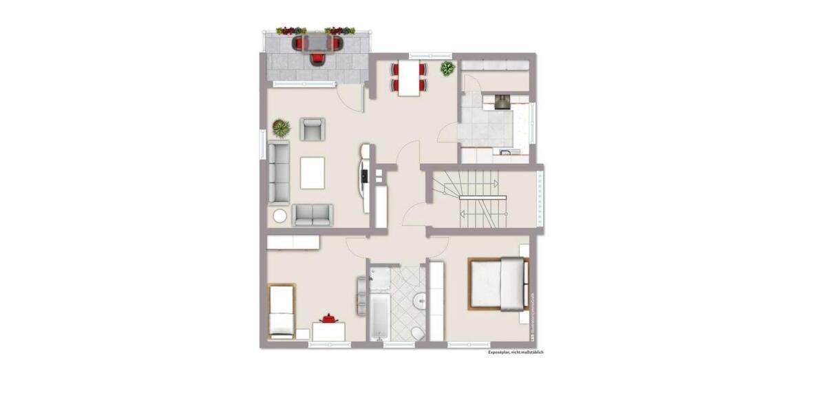 Helle, moderne 3,5 Zimmer Wohnung in bester Lage - Ostgebiet 3.5 zimmer