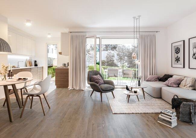 Etagenwohnung Frankfurt am Main Kalbach-Riedberg - 3 Zimmer, 79 m&sup2;, 699.600&euro; | Angebot:25802316