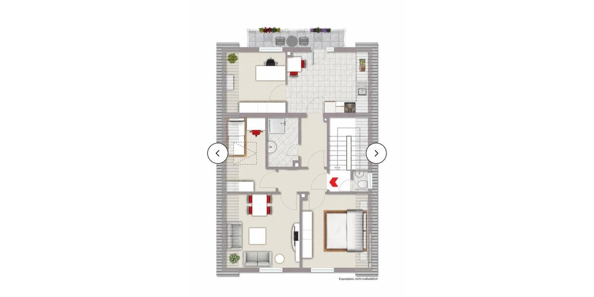 Etagenwohnung Rodgau - 4 Zimmer, 87 m&sup2;, 1.250&euro; | Angebot:26412898