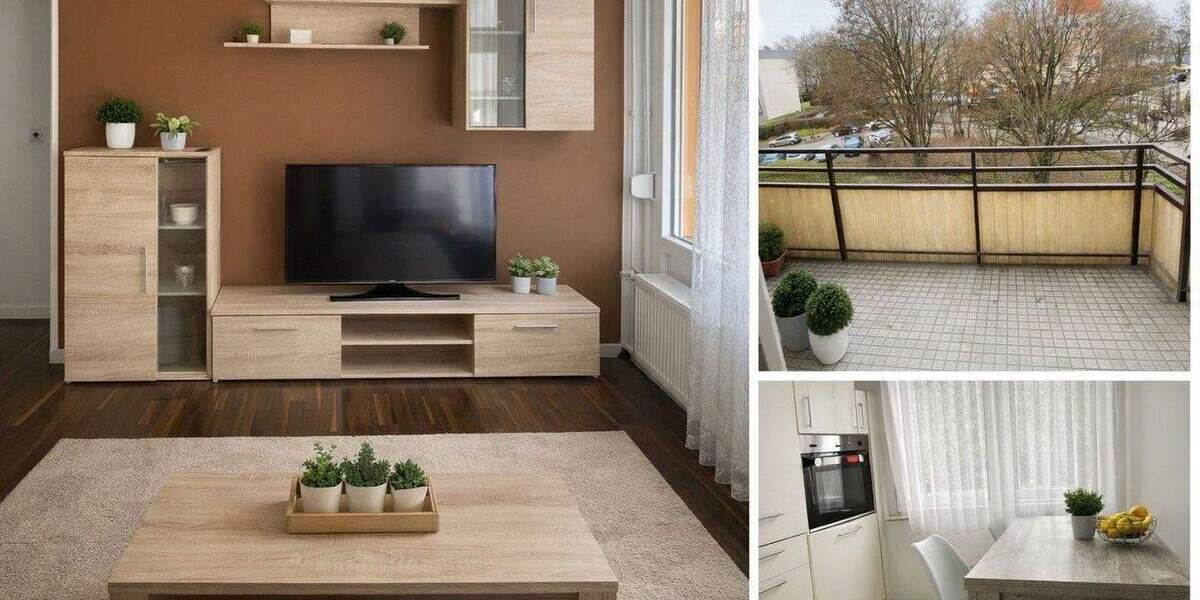 Etagenwohnung Frankfurt Nied - 2 Zimmer, 63 m&sup2;, 1.070&euro; | Angebot:25784600