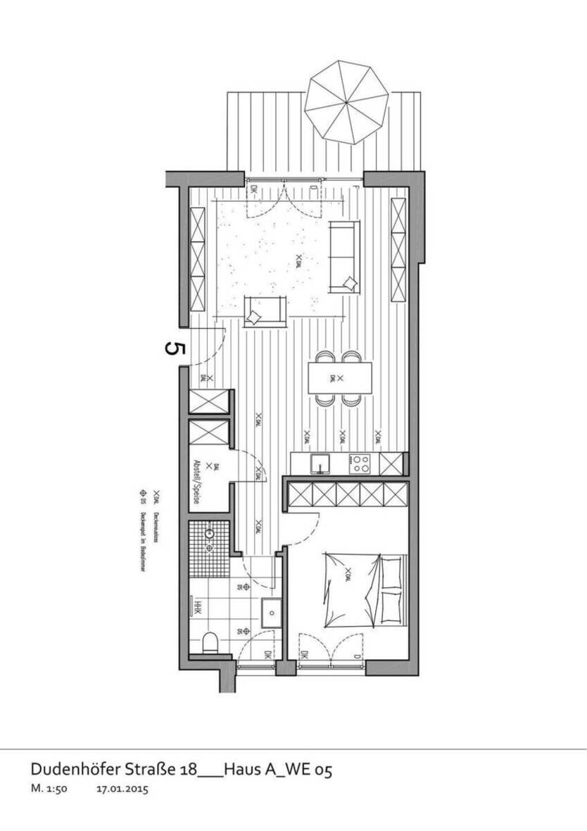 69,38 m² | 2 Zimmer mit Balkon (Obergeschoss) 2 zimmer