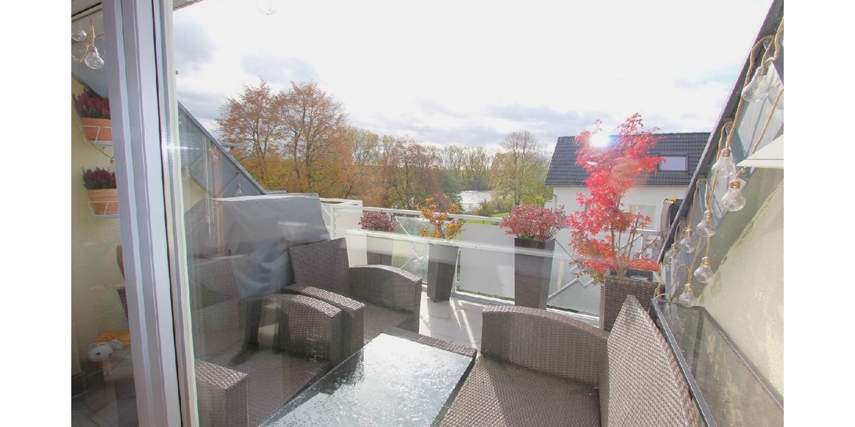 albero:) Penthouse-Feeling direkt am Main 3 zimmer