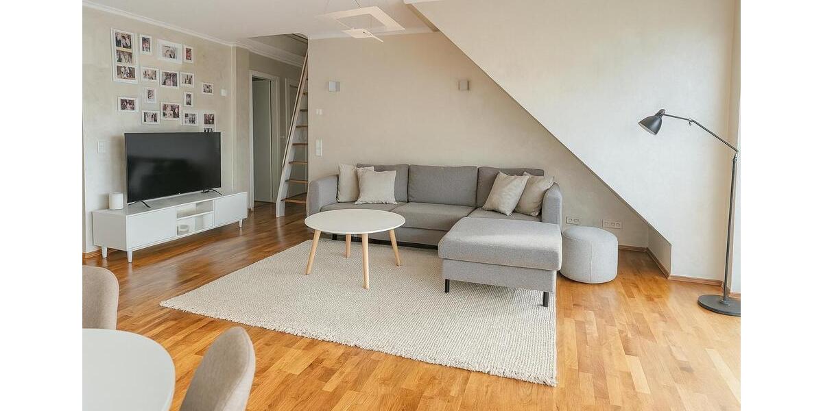 Lichtdurchflutete 4 Zimmer- Maisonette-Wohnung Süd-West Balkon 3 zimmer