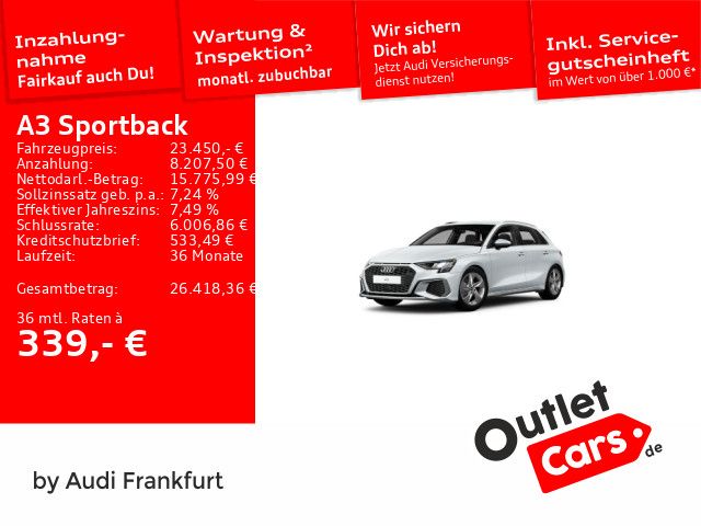 Audi A3 80.318 km 23.450 &euro; Frankfurt am Main 60314