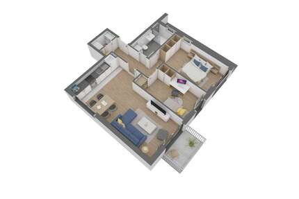 Wohnung Offenbach am Main Bürgel - 3 Zimmer, 66 m&sup2;, 388.300&euro; | Angebot:26835194