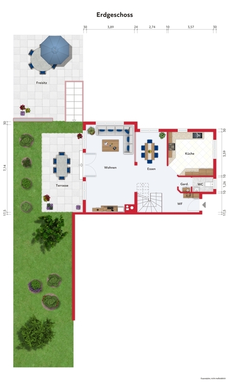 moderne DHH mit ELW im 