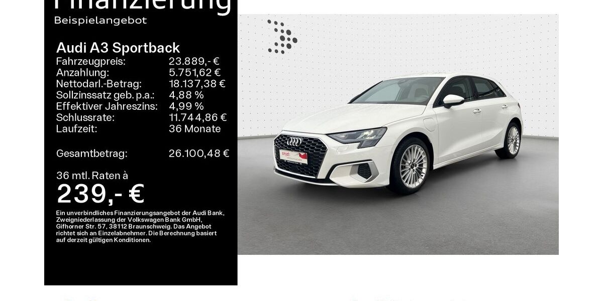 Audi A3 43.700 km 23.889 &euro; Hanau 63452