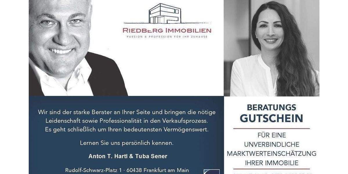 Etagenwohnung Frankfurt am Main Oberrad - 2 Zimmer, 62 m&sup2;, 264.000&euro; | Angebot:25661954