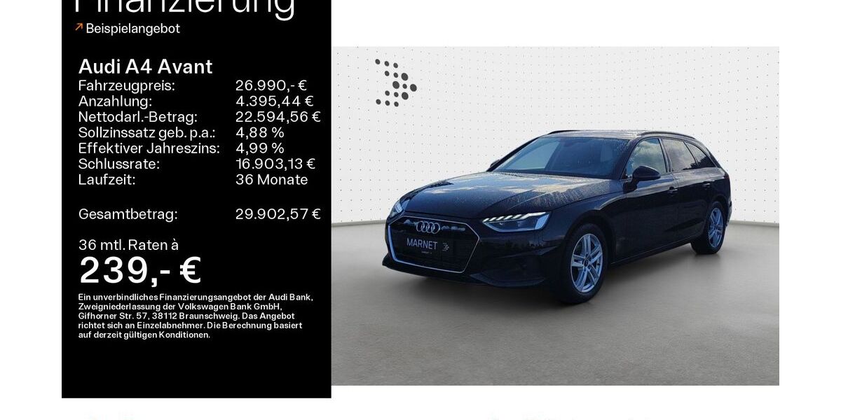 Audi A4 28.780 km 26.990 &euro; Oberursel 61440