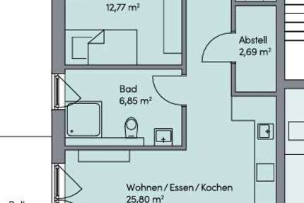 Wohnung zum Kaufen in Frankfurt 399.000 € 59.95 m² 2 zimmer
