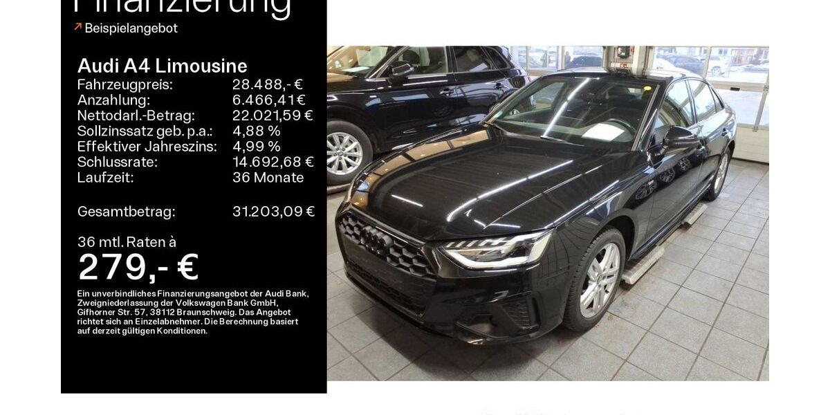 Audi A4 78.500 km 28.488 &euro; Mühlheim 63165