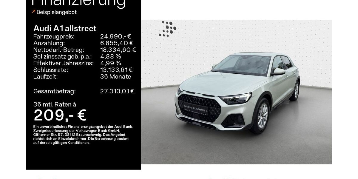 Audi A1 14.595 km 24.990 € Hofheim 65719