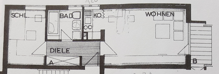 Etagenwohnung Bad Homburg Ober-Eschbach - 2 Zimmer, 42 m&sup2;, 229.000&euro; | Angebot:23789580