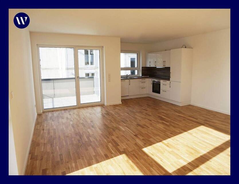 Helle, moderne 3 Zimmer + Balkon, Neubau 2022, Einbauküche + Tageslichtbad + Gäste-WC + TG-Platz