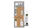 Erdgeschoßwohnung Niederdorfelden - 1 Zimmer, 28 m&sup2;, 515&euro; | Angebot:26406732