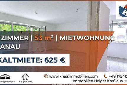 Wohnung Hanau Großauheim - 2 Zimmer, 53 m&sup2;, 625&euro; | Angebot:26990958