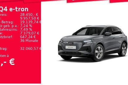Audi Q4 e-tron 75.961 km 27.850 &euro; Frankfurt am Main 60314