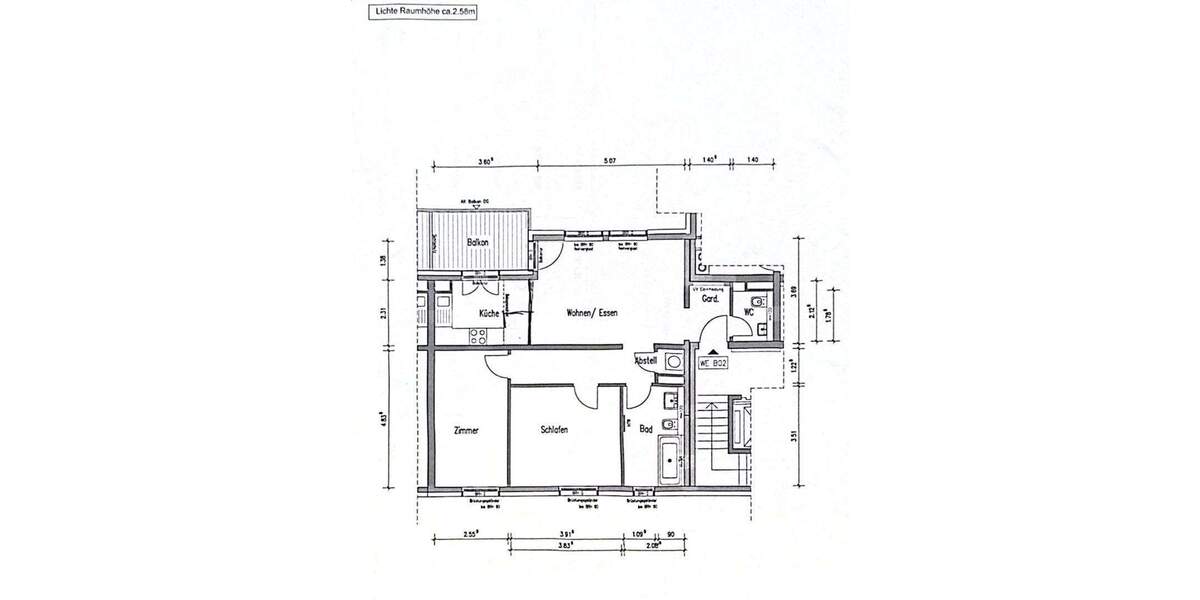 Etagenwohnung Frankfurt / Kalbach-Rieberg Kalbach - 3 Zimmer, 75 m&sup2;, 459.000&euro; | Angebot:25659215