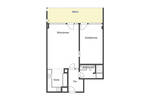 Etagenwohnung Frankfurt am Main Bornheim - 2 Zimmer, 63 m&sup2;, 349.000&euro; | Angebot:26788386