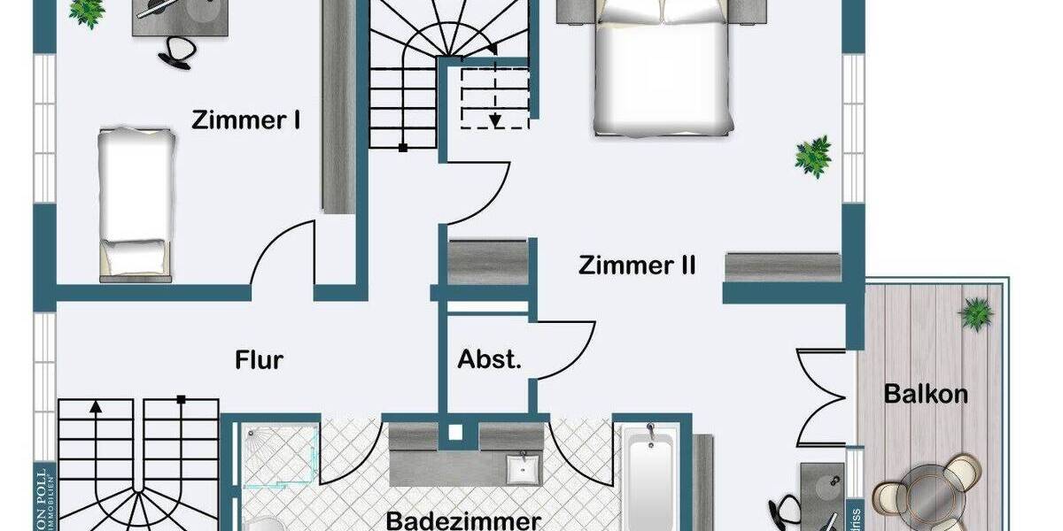 Doppelhaushälfte Frankfurt am Main Praunheim - 6 Zimmer, 181 m&sup2;, 1.550.000&euro; | Angebot:26388324