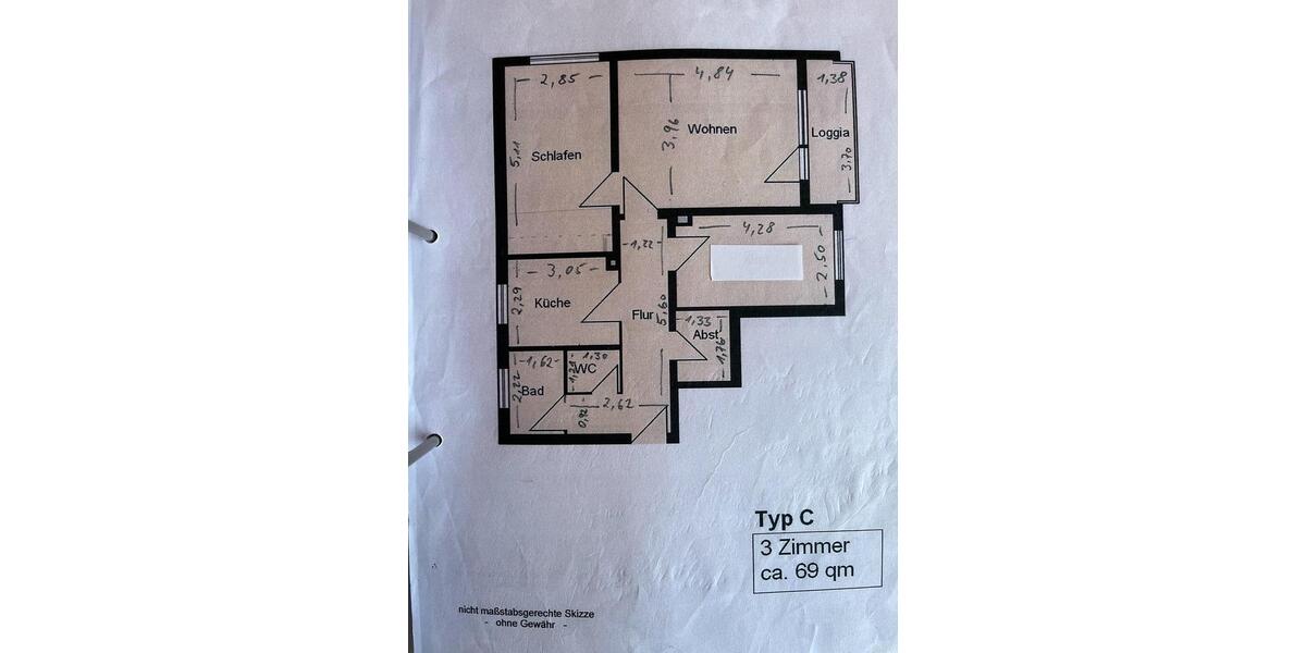 Etagenwohnung Bad Homburg vor der Höhe Gonzenheim - 3 Zimmer, 69 m&sup2;, 325.000&euro; | Angebot:26630268