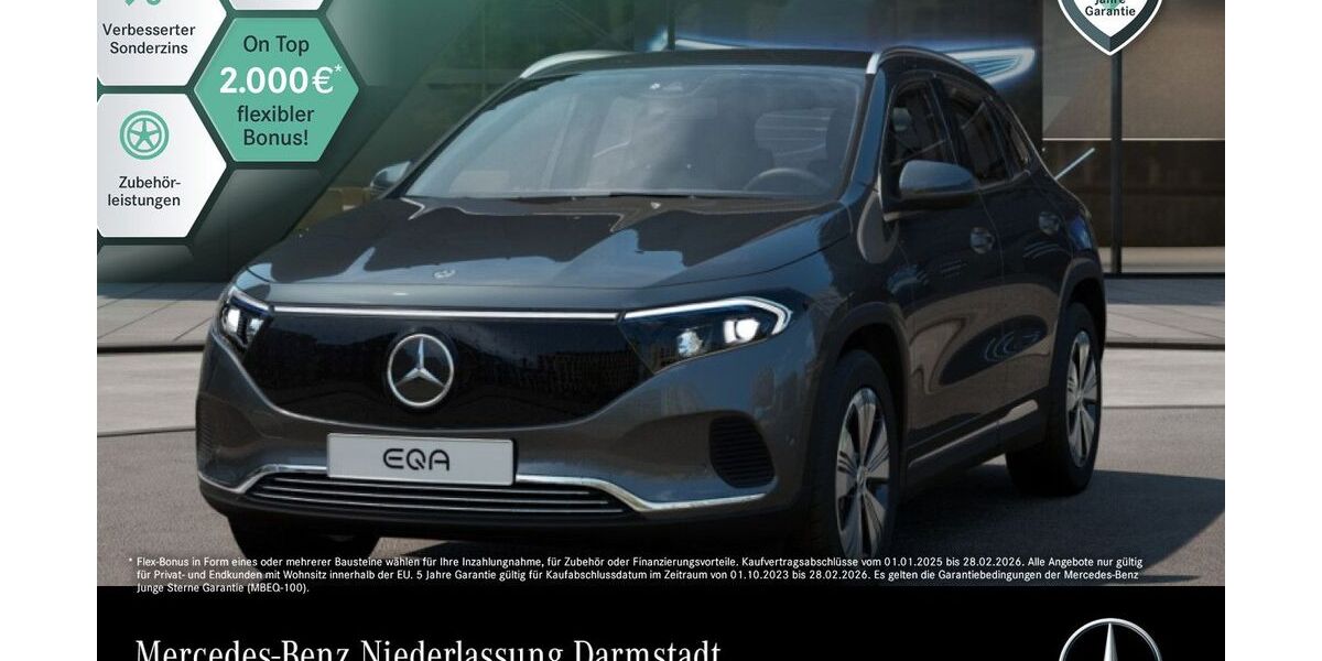 Mercedes-Benz EQA 14.358 km 33.690 &euro; Darmstadt 64295