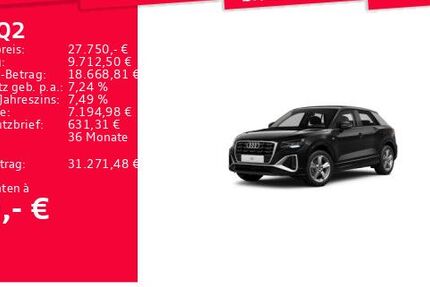 Audi Q2 24.841 km 27.750 &euro; Frankfurt am Main 60314