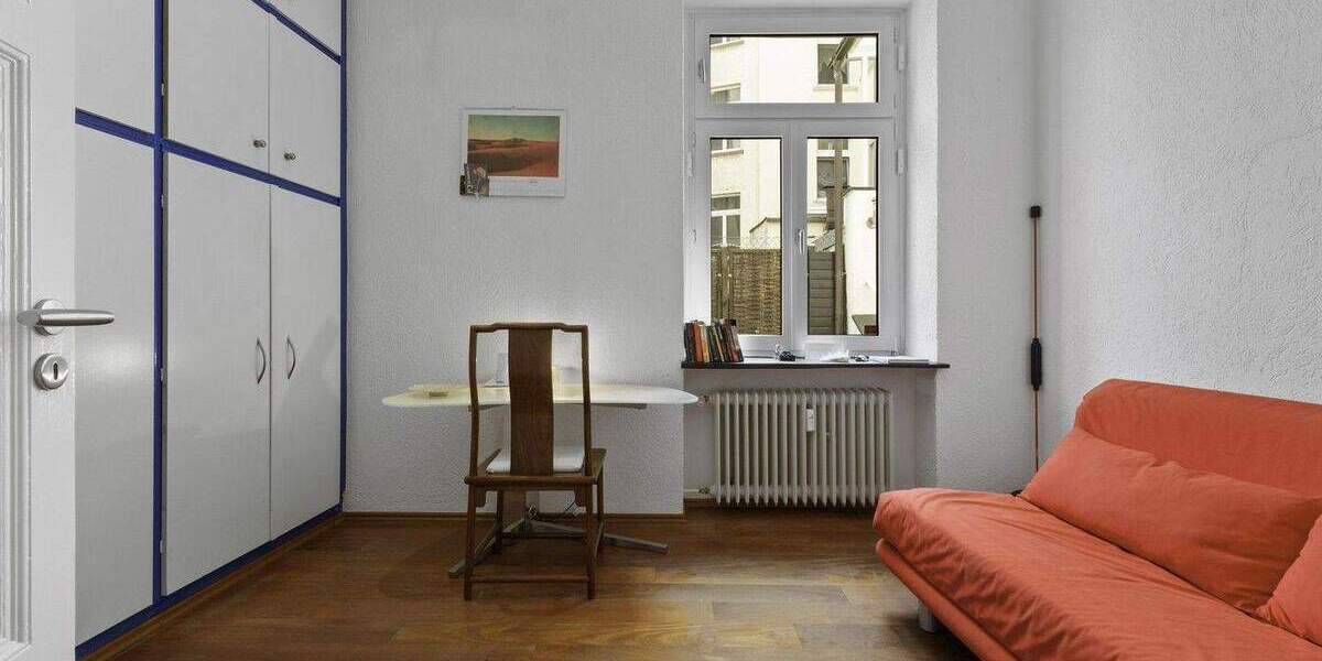 Altbau 4 Zi Wohnjuwel mit Garten, Sauna + Garage in FFM Ostend Bornheim, Gartenwhg mit Ruhefaktor 4 zimmer