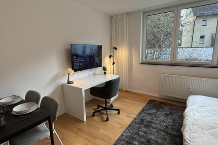 Helle, voll möblierte 1-Zimmer-Wohnung mit Top-Anbindung in Frankfurt-Niederrad 1 zimmer