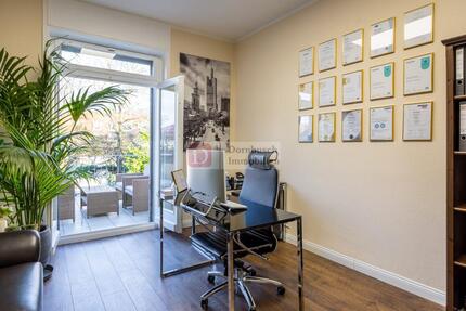 Top!! Büro mit Terrasse, Designmöblierung, Klima und IT-Ausstattung - Abstand zimmer