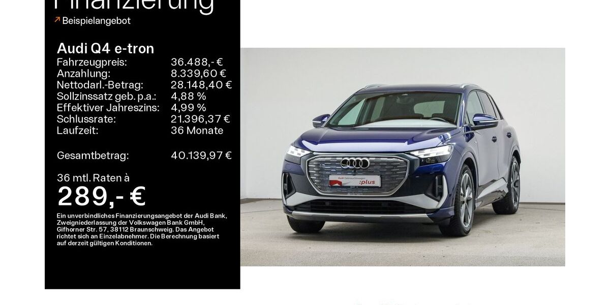 Audi Q4 e-tron 70.800 km 34.888 &euro; Mühlheim 63165