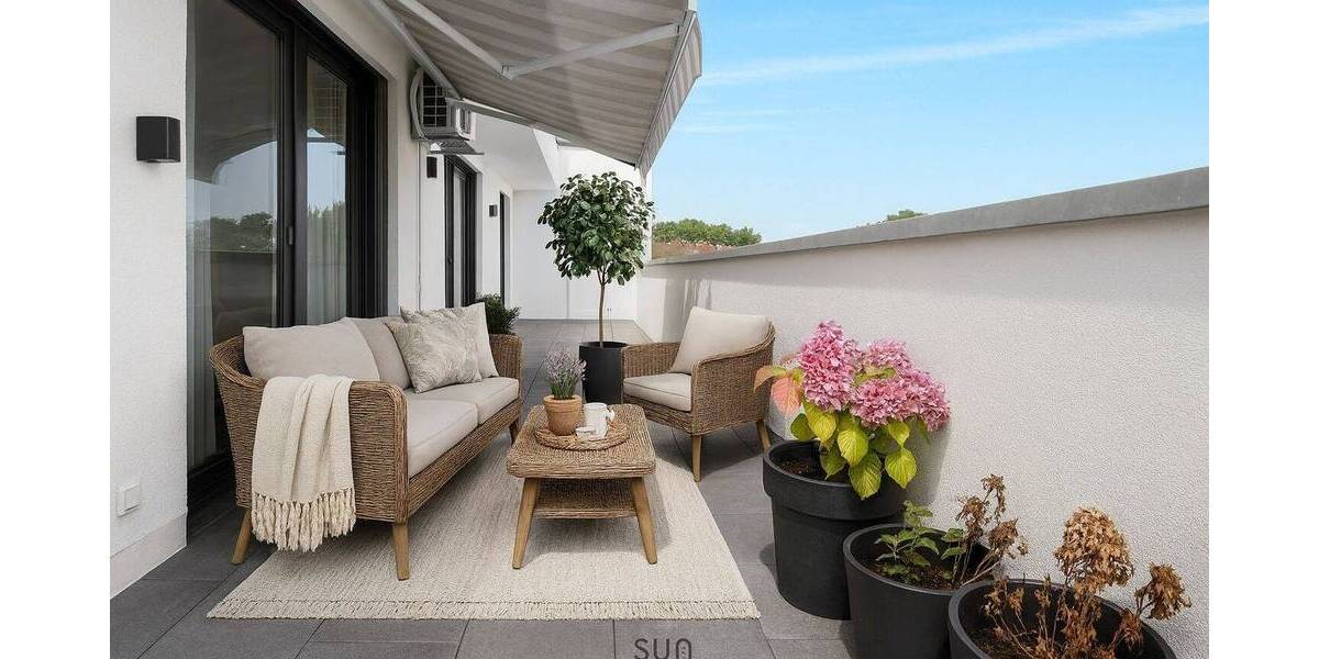 NACHHALTIGER LUXUS: Penthouse-Atmosphäre mit A+ Wärmepumpe in den Niddagärten 4 zimmer