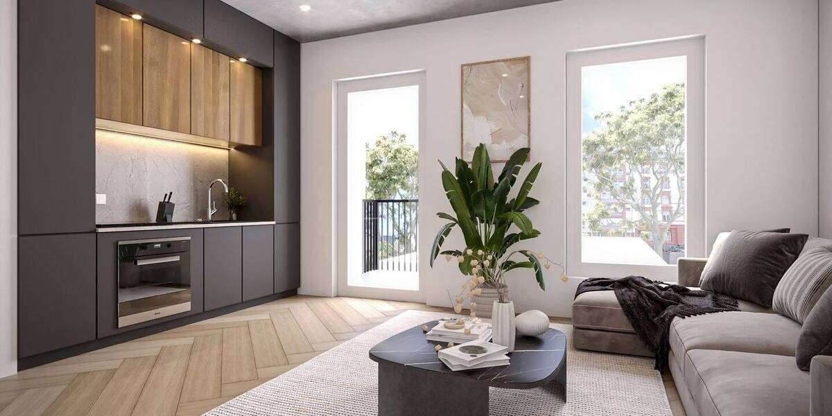 Etagenwohnung Frankfurt Sachsenhausen - 2 Zimmer, 43 m&sup2;, 435.000&euro; | Angebot:26450102