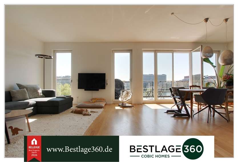 Etagenwohnung Frankfurt Gutleutviertel - 4 Zimmer, 145 m&sup2;, 3.625&euro; | Angebot:25340616