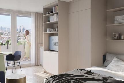 THE SAXXON: The Urban Studio 20% Early Bird Discount for 6 months: € 1.029 warm rent* 1 zimmer