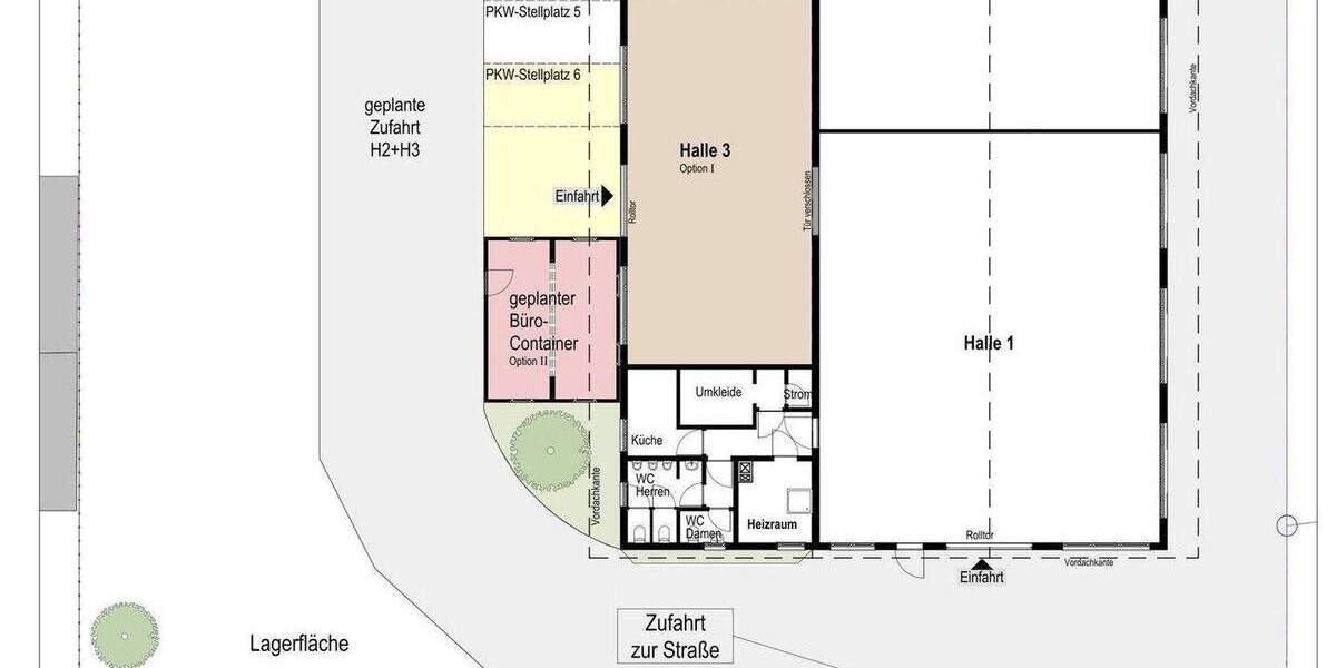 Vielseitig nutzbare Gewerbehalle (ca. 93 m²) mit Rolltor - flexibel nutzbar zimmer