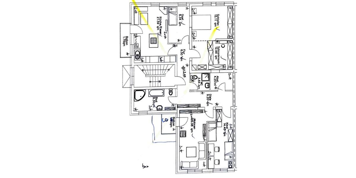 Exklusive Wohnung mit edler Ausstattung im modernen 3Familienhaus 4 zimmer