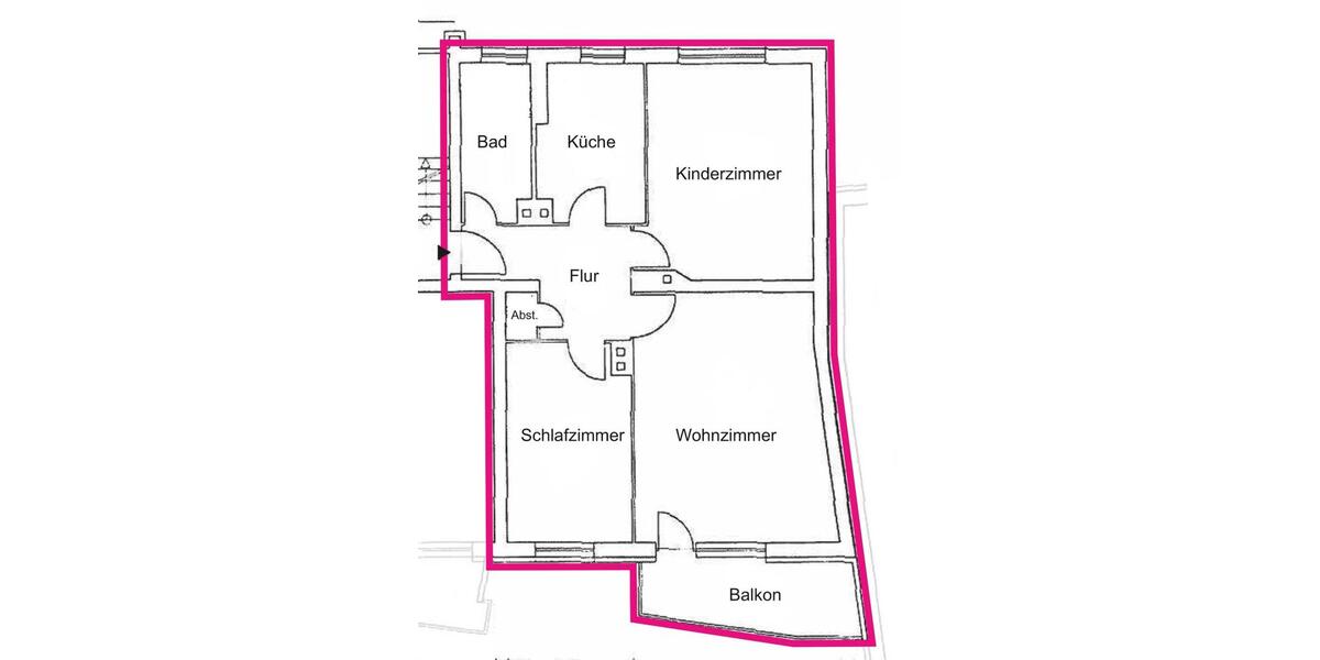 Etagenwohnung Darmstadt Darmstadt-Nord - 3 Zimmer, 64 m&sup2;, 299.000&euro; | Angebot:26427504