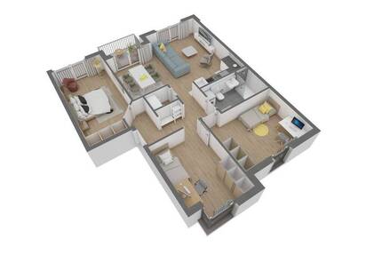 Wohnung Offenbach am Main Bürgel - 4 Zimmer, 91 m&sup2;, 488.500&euro; | Angebot:26908463