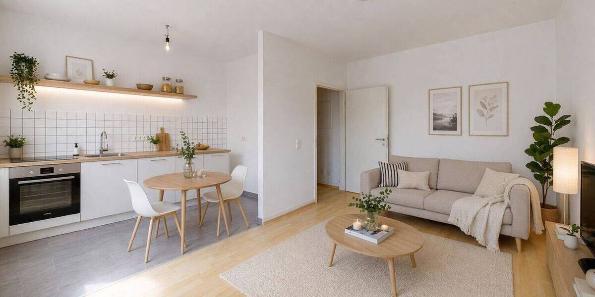 Etagenwohnung Frankfurt am Main Eschersheim - 2 Zimmer, 38 m&sup2;, 210.000&euro; | Angebot:26154482