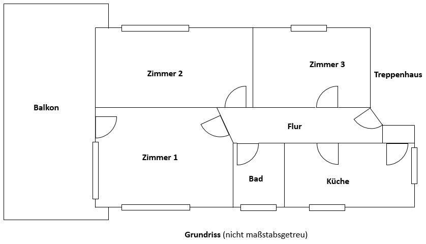 Etagenwohnung Schmitten im Taunus - 3 Zimmer, 80 m&sup2;, 800&euro; | Angebot:26406744
