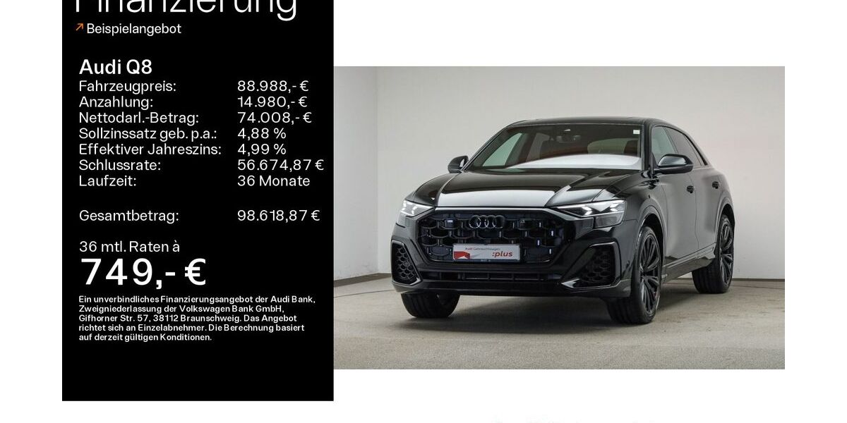 Audi Q8 12.400 km 85.988 &euro; Mühlheim 63165