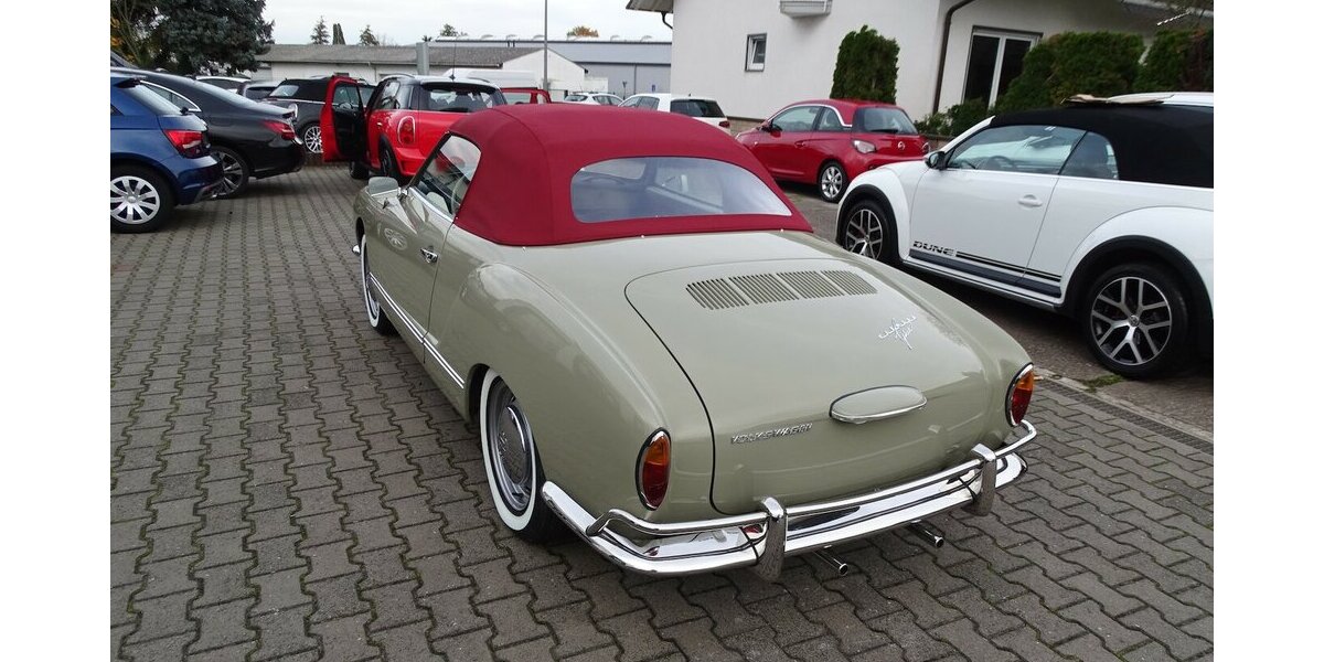 VW Karmann Ghia Cabrio vollständig restauriert 1.200 km 59.900 &euro; Rodgau 63110