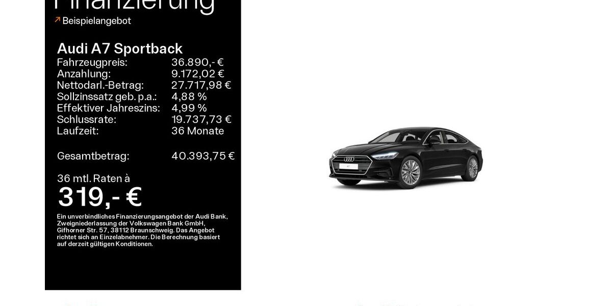 Audi A7 47.918 km 36.890 &euro; Oberursel 61440