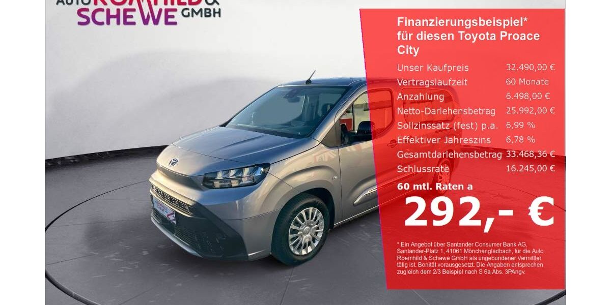 Toyota Proace City 24.130 km 32.490 &euro; Dieburg 64807
