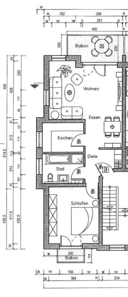Wohnung zum Mieten in Rodgau 770 € 64.41 m²