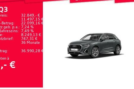 Audi Q3 36.986 km 31.850 &euro; Frankfurt am Main 60314
